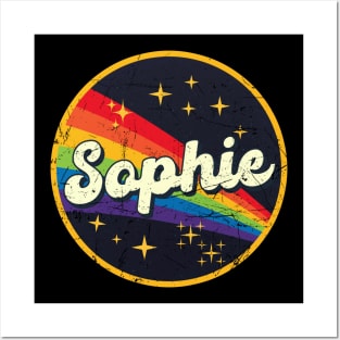 Sophie // Rainbow In Space Vintage Grunge-Style Posters and Art